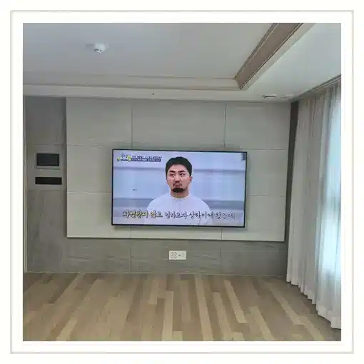 벽걸이TV 설치 참고 이미지 16-1 두 번째 사진