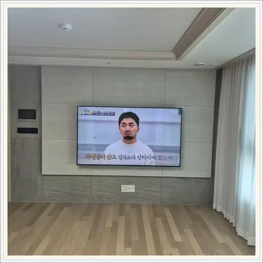 벽걸이TV 설치 참고 이미지 16-34 두 번째 사진
