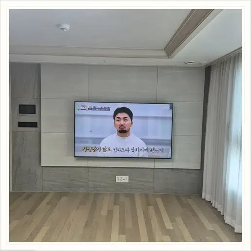 벽걸이TV 설치 참고 이미지 16-50 두 번째 사진