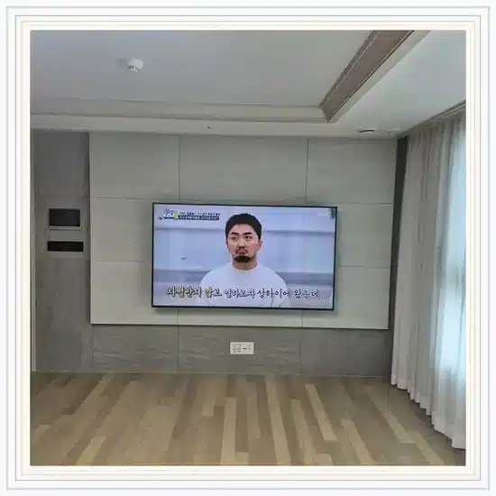 잠원중앙하이츠 벽걸이TV 설치 상담 참고 이미지 첫 번째