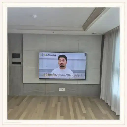 벽걸이TV 설치 참고 이미지 16-81 두 번째 사진